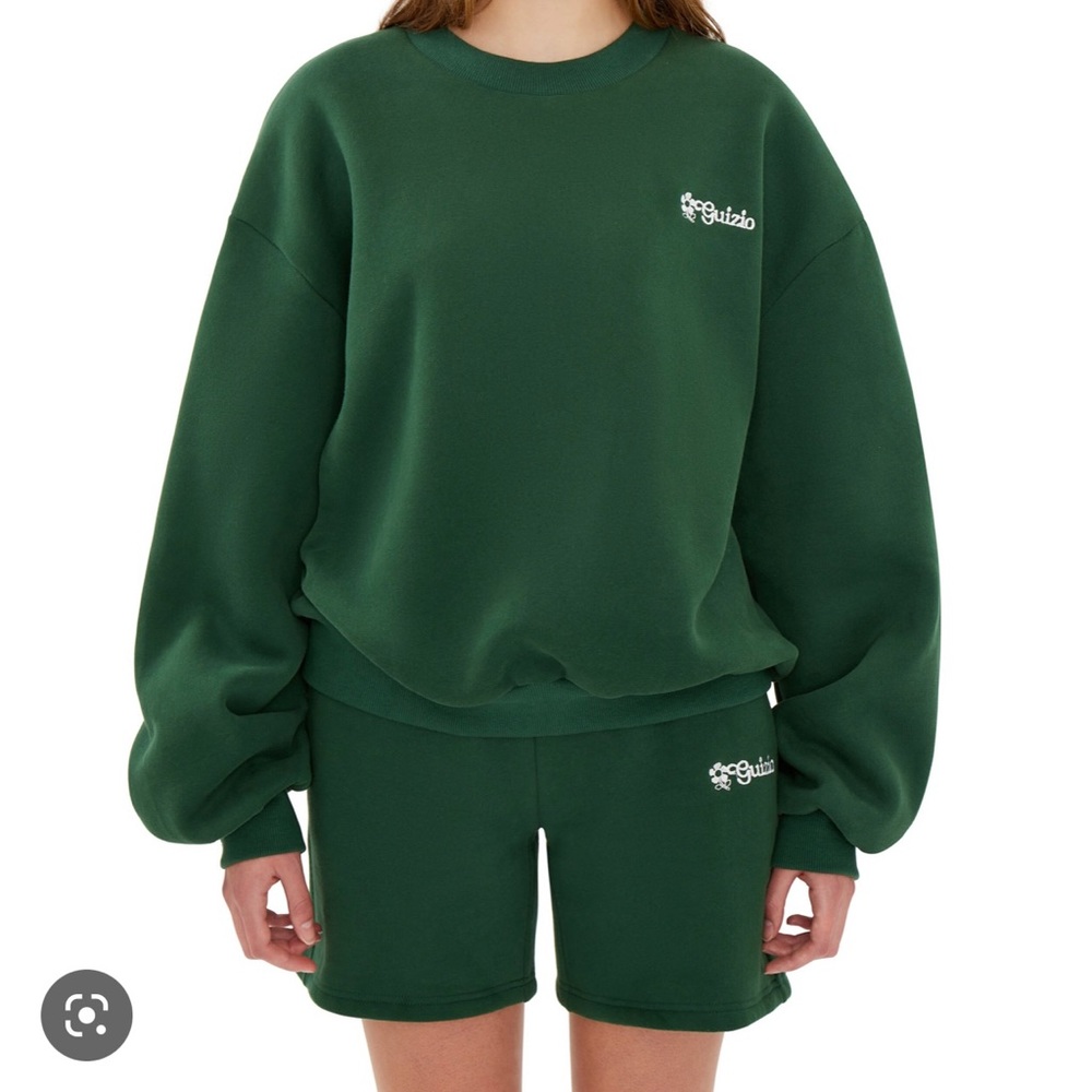 Danielle guizio green sweat set